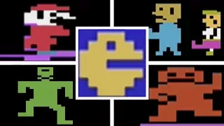 Classic Atari 2600 Video Game Deaths Game Over Screens 