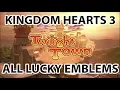 KH3 Twilight Town - All Lucky Emblems