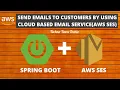 Spring Cloud AWS Simple Email Service AWS SES Amazon Web Services