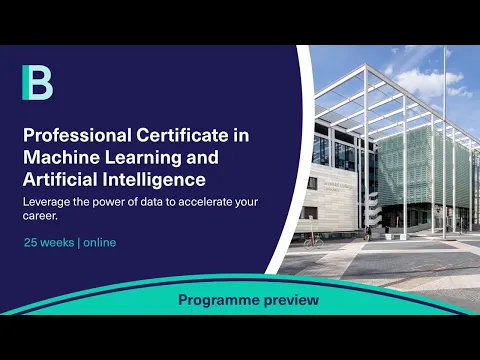 Course Preview | Professional Certificate in Machine Learning and Artificial Intelligence from Imperial College Business School