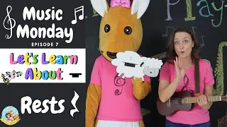 Musical Rests Music Theory For Kids Preschool And Kindergarten Music Class Music Monday 