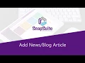 How to add a Article - SnapSuite CMS