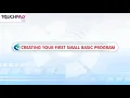 Microsoft small Basic Creating your first basic program