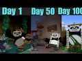 Download Lagu I survived 100 days as kung fu panda in Minecraft #modsminecraft #100days #story