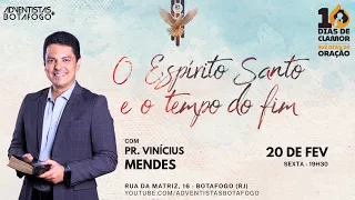 SERMÃO PODEROSO DO ESPÍRITO À IGREJA | 10 DIAS DE ORAÇÃO | Pr. Vinicius Mendes | Sexta - Dia 2