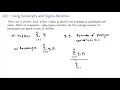 Algebra 2 14 1 Using Subscripts and Sigma Notation
