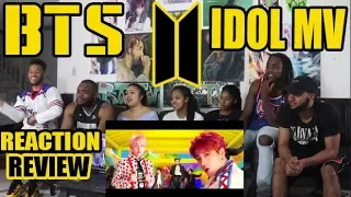 BTS 방탄소년단 IDOL OFFICIAL MV REACTION REVIEW 