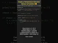 Create a temperature converter using python Celsius to Farenhite