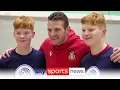 Paul Mullin visits a Wrexham training session for autistic children
