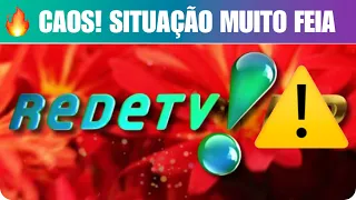 Caos na RedeTV! Situação da emissora é precária e desesperadora