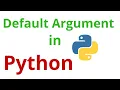 Default Arguments in python Hindi With SUBTITLES