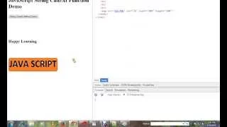 STRINGS CHARAT METHOD IN JAVASCRIPT DEMO