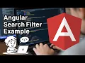 Angular ng2-search-filter Example to Build HTML Table Search Filter Form Input Field in Browser