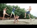 Three Funny Beach Pictures Staged Beach Photo C and C