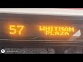 SEPTA Southbound 57 Line Ride from Rising Sun Rockland to 4th Market
