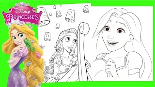 Disney Princess Rapunzel Coloring Pages for kids