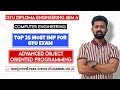 ADVANCED OBJECT ORIENTED PROGRAMMING TOP 25 MOST IMP DIPLOMA SEM 4 COMPUTER ENGINEERING GTU EXAM