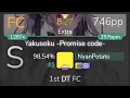 Download Lagu NyanPotato | GARNiDELiA - Yakusoku -Promise code- [Extra] 1st +HDDT FC 98.54% {#1 746pp FC} - osu!