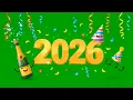 Download Lagu Happy New Year 2026 Green Screen Animation HD Footage