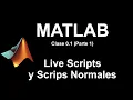 Como hacer un live script en Matlab Parte 1