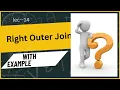 What is Right Outer Join With example Database Management System Lec--14 MentorElishy-kd5hy
