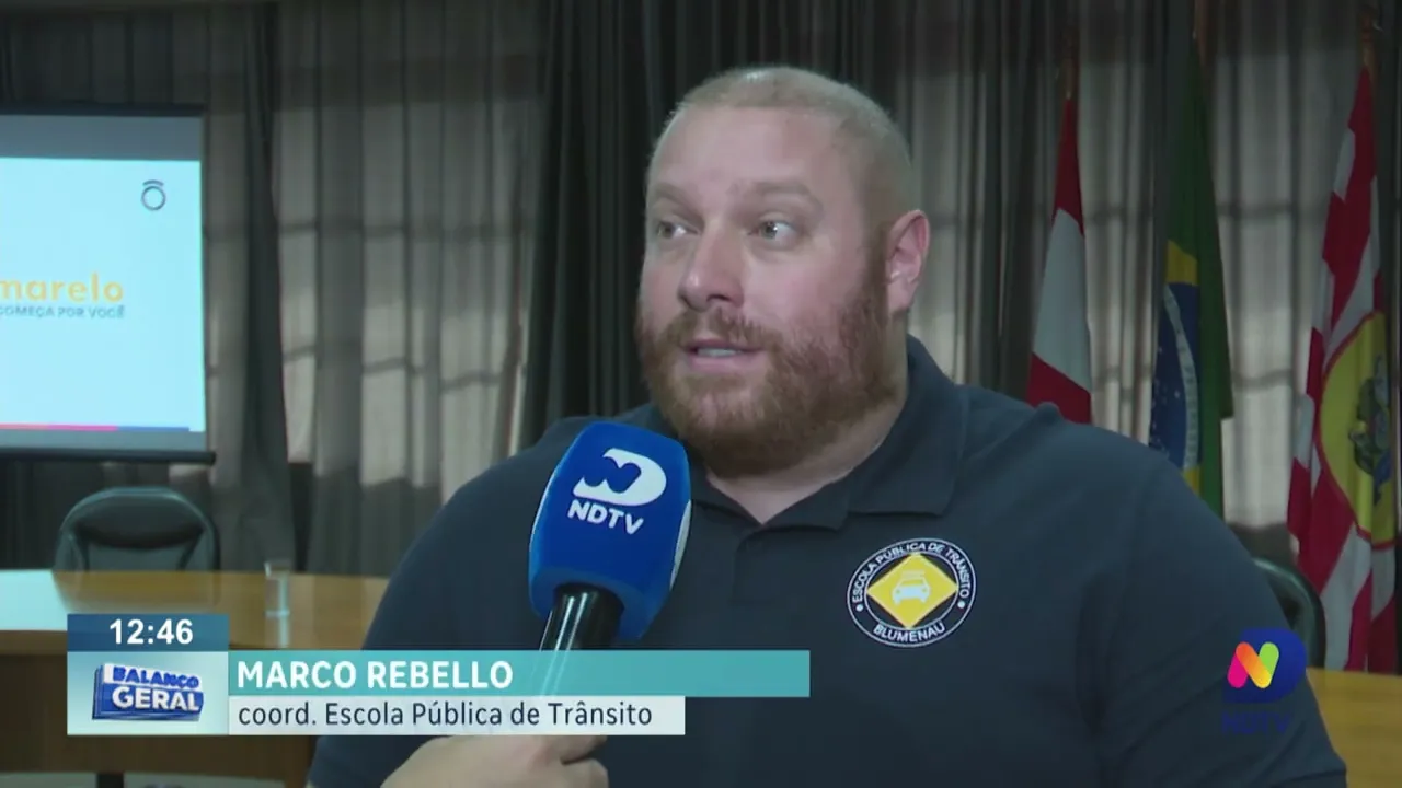 Campanha Maio Amarelo 2024 é lançada oficialmente em Blumenau