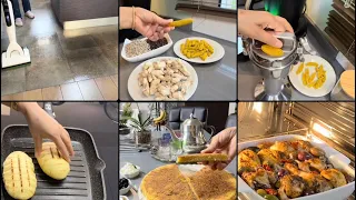 ✨Ménage, cuisine & ambiance Aid ☀️ harcha, pain maison & plat réconfortant poulet 🍗 
