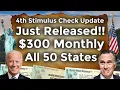 NEW Proposal 300 Monthly 4th Stimulus Check All States Fourth Child Tax Credit Package UPDATE