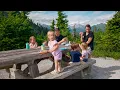 Download Lagu A summer picnic in the mountains with five toddlers