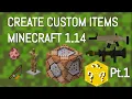 Easily Create ANY Custom Item PT1 Minecraft 1 16 Data Pack Tutorial