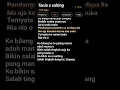 Download Lagu Tania x salting🎧 lagu yang lagi viral #liriklagu #shorts