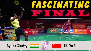 fascinating final ayush shetty vs shi yu qi