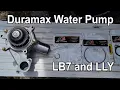 Duramax water pump Install