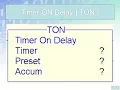 LD 13 - On Delay Timer TON Allen-Bradley
