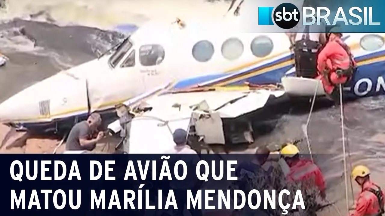 Pilotos são responsabilizados por queda de avião que matou Marília Mendonça | SBT Brasil (04/10/23)