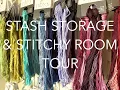 Cross Stitch Stash Storage Organization and Floss Palace Tour