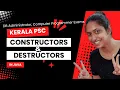 OOPs Java Constructors Kerala PSC Computer Programmer Database Administrator System Analyst
