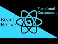 React-Native tutorial functional component with example