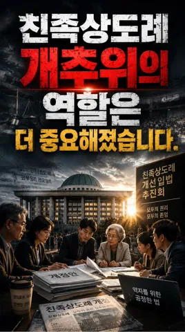 친족상도례 개정은 끝이 아니라 시작입니다.