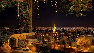 Romantic Paris Apartment Ambience 4k Smooth Piano Jazz Music Relax And Unwind 