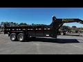 Kaufman 15000 GVWR Deluxe Gooseneck Dump Trailer - 16 ft x 80 in
