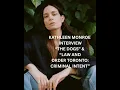 KATHLEEN MONROE DISCUSSES THE DOGS LAW AND ORDER TORONTO CRIMINAL INTENT - INTERVIEW 2025