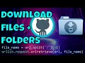Download files and folders from GitHub with Python scripts