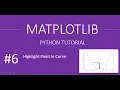 How to Highlight points on Curve MatplotLib Tutorials 6