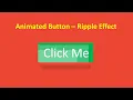 Animated Button - Ripple Effects HTML and CSS Dynamic Coding with Amit