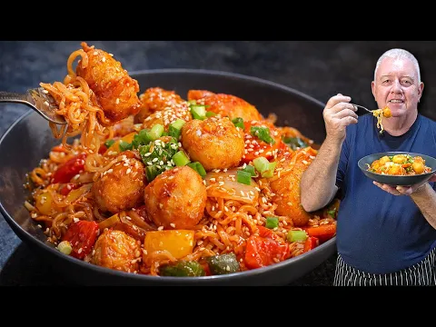 Sweet and Sour Noodle Bowl – Better Than Takeout!