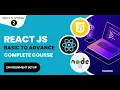 React Tutorial In Hindi React JS Environment Setup React JS Installation React Tutorial