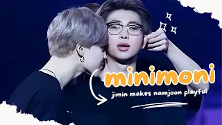 Download BTS jimin brings out the playfulness in namjoon // cute #minimoni moments MP3