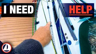 Are the Jibsheets Worth it? #learningstuff #solosailor #HowToSetItUp