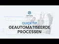 Geautomatiseerde processen Tutorial Sensus BPM Designer